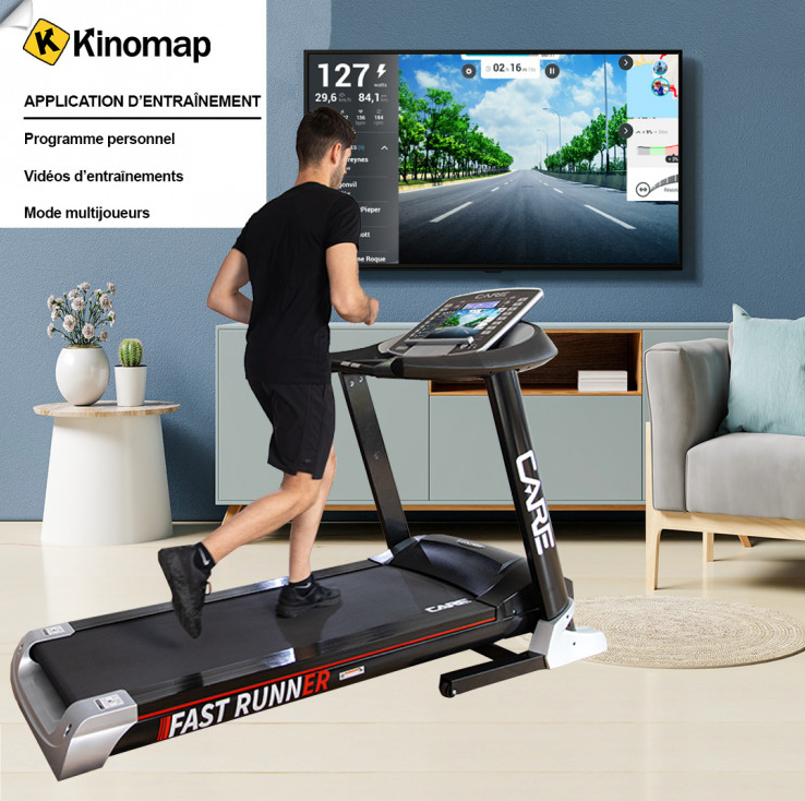 Tapis de course connecté - 22km/h - CARE - Fast Runner - KINOMAP