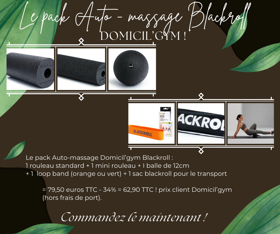Pack auto-massage spécial Domicil'Gym