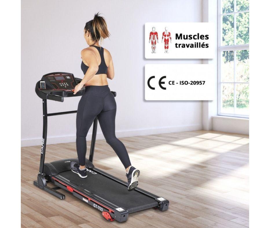 Tapis de course connecté Care - CT-703-2 - KINOMAP