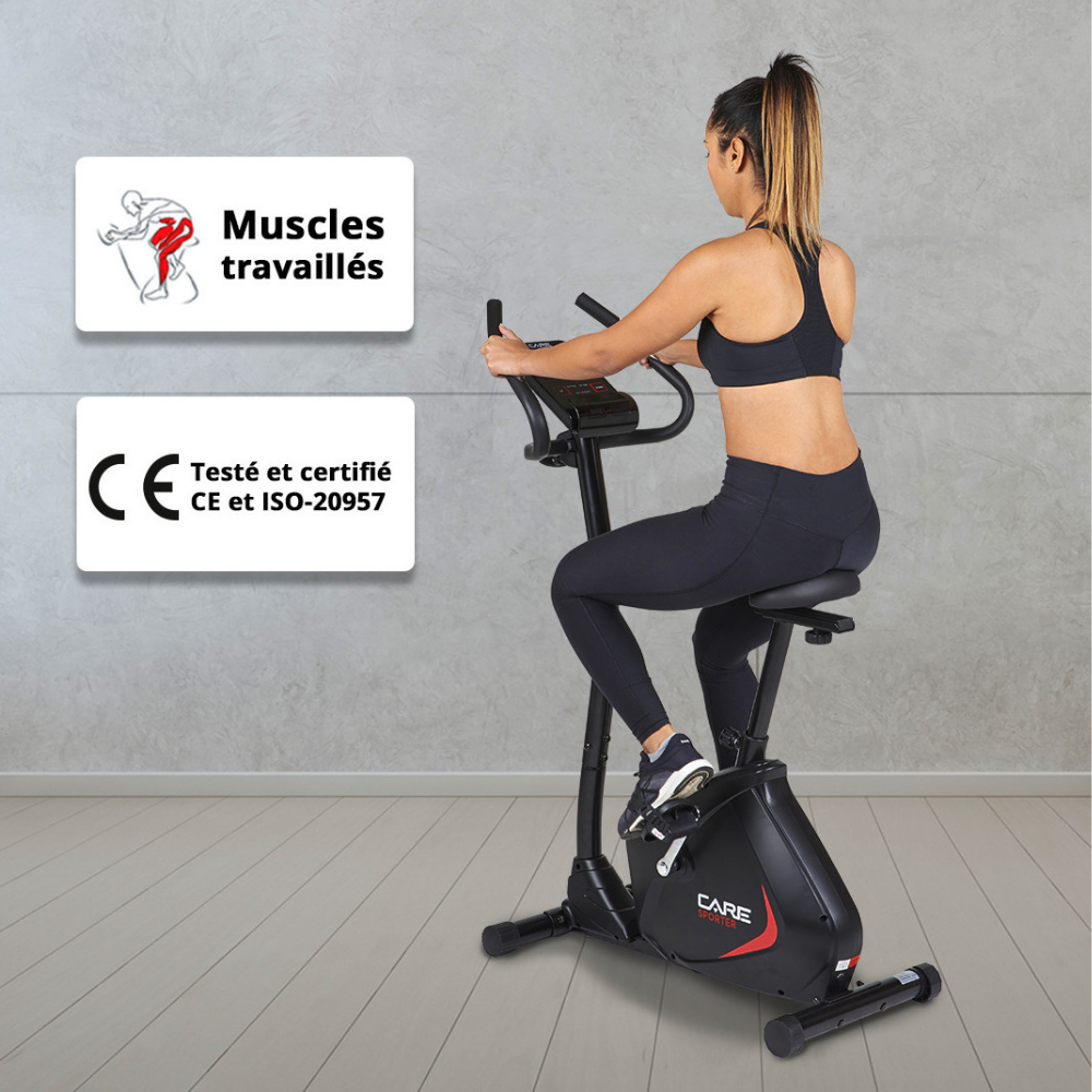 Vélo d'appartement Care - SPORTER 21 PROGRAMMES