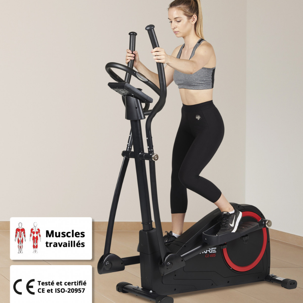 Vélo elliptique connecté Care CE-685