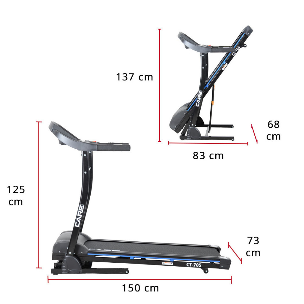 Tapis de course connecté Care - CT-705-2