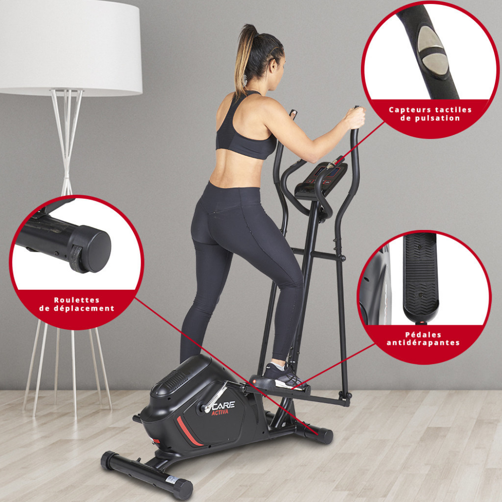 Vélo elliptique- ACTIVA 21 PROGRAMMES