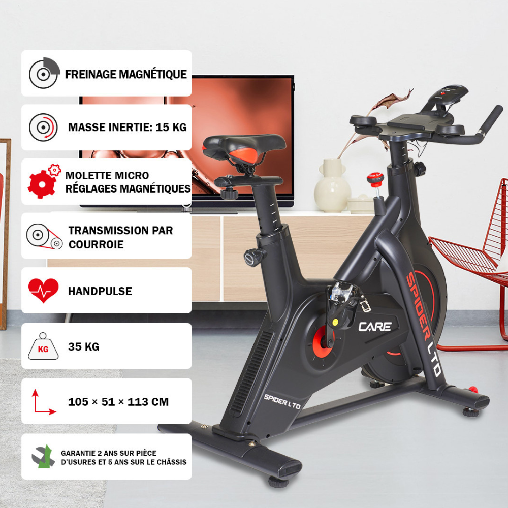 VÉLO DE BIKING CONNECTÉ - SPIDER LTD