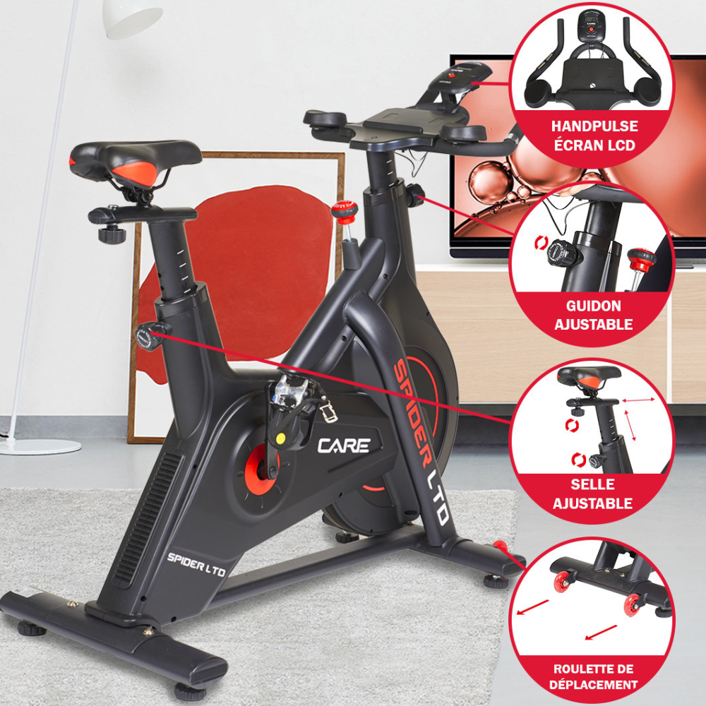 VÉLO DE BIKING CONNECTÉ - SPIDER LTD